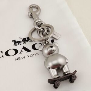 Coach Skateboard Bear Bag Charm